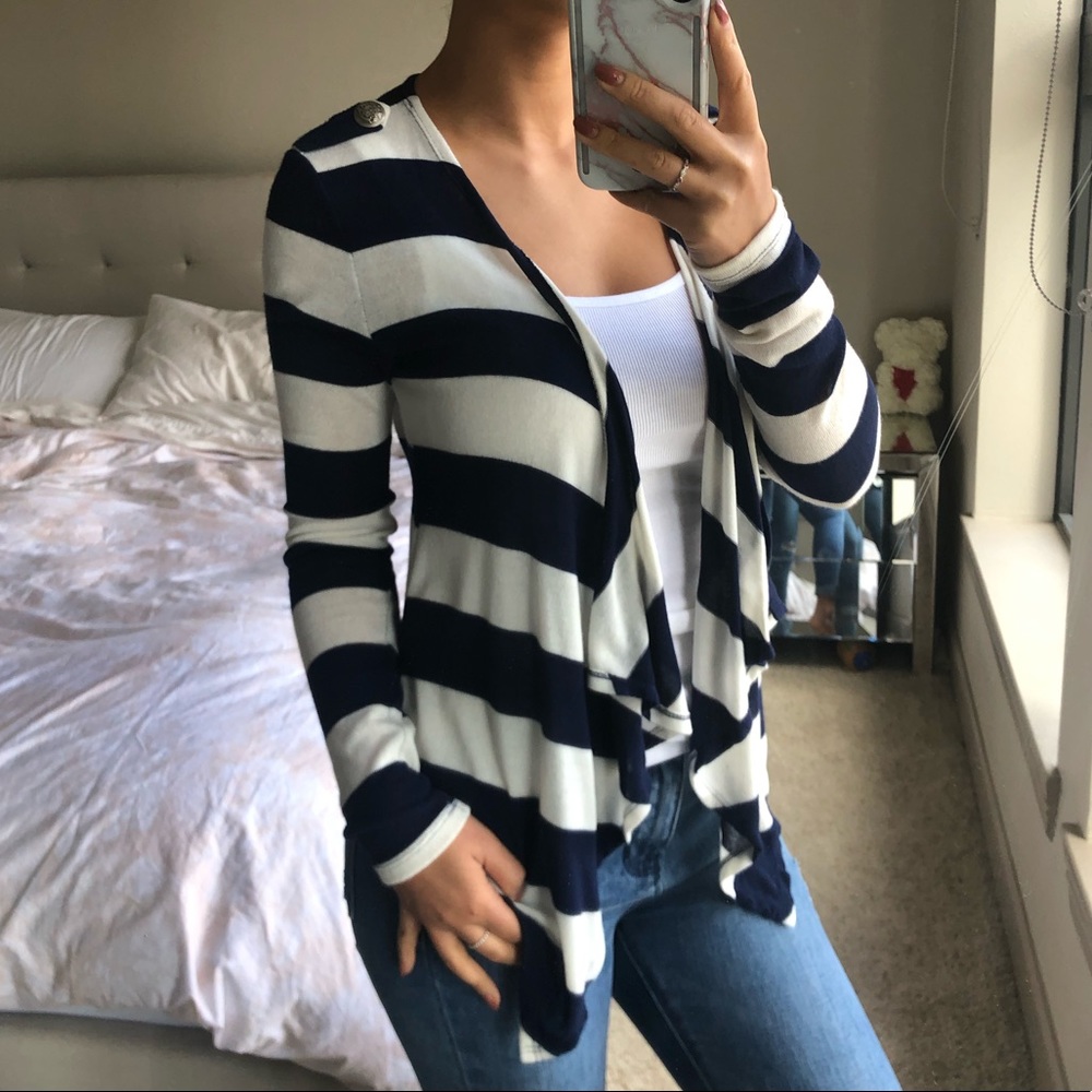 Striped Cardigan